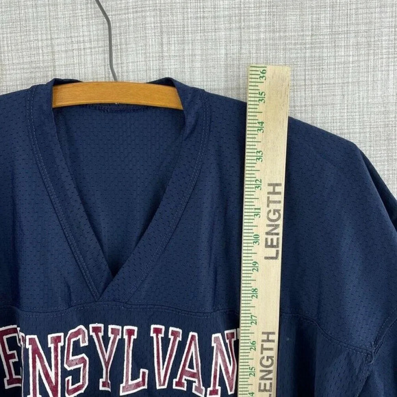 Vintage Champion Pennsylvania football jersey Mens XL *flaws* 0430 - Picture 5 of 10